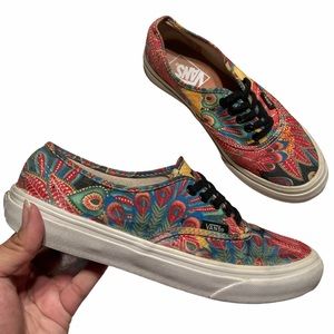 Vans Peacock Unisex Low Top Sneakers Size M5 W6.5